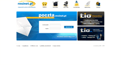 Desktop Screenshot of poczta.resinet.pl