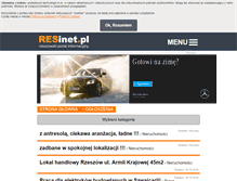 Tablet Screenshot of ogloszenia.resinet.pl