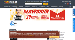 Desktop Screenshot of linki.resinet.pl